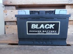 Autobaterie POWER BATTERY BLACK 12V 60Ah  - kliknte pro vt nhled